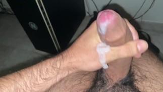 I cum after seeing my friend cum