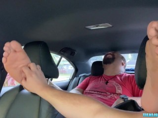 Devon Big Feet Fit Perfectly In Chub Matts Mouth