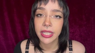 Drooling Long Tongue JOI with Countdown CUM IN MY MOUTH!