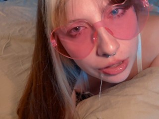 Home Sex with Stepsister, Cum on Pussy and Inserted back - YourSofia