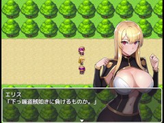 【王宮騎士エリスの寝取られ物語 実況(体験版)】金髪爆乳女騎士がエロいことされまくるファンタジーRPGエロゲー。 4/16