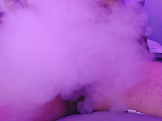 Just chilling blowing and jerking