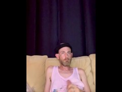 Almost caught stroking it at the Airbnb on the couch