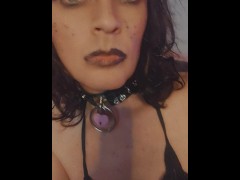 Hot Trans Goddess Mika J shows huge dick and asshole and lacks tip
