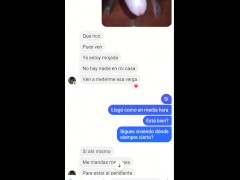 Hago sexting con mi amiga y me la termino follando en casa de sus padres!