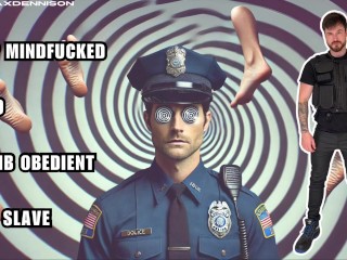 Cop Mindfucked into Dumb Obedient Sex Slave