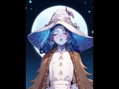 Ranni the Witch from Elden Ring bouncing on cock, xray animation!