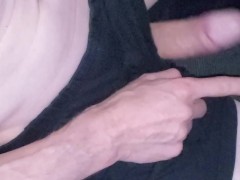 Watching my favorite porn stars on porn hub and playing with my dick.