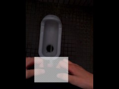 和式トイレで立ちションしたら、全部壁にかかっちゃった - Screenshot 6 of 16 - おしっこ