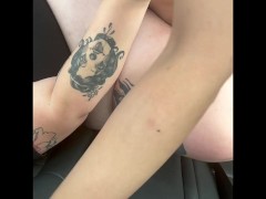 BBW SUCKS & FUCKS RANDOM IN CAR PUBLIC - Screenshot 16 of 16 - Bbw