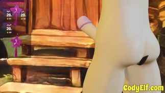 Elf Twink Outdoors Anal Toy Fun