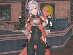 【原神 申鶴(しんかく)】3Dエロアニメーション(背後乳揉み⇒手マン⇒手コキ⇒フェラ⇒セックス) - Screenshot 1 of 16 - Hentai Anime