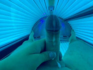 Solarium with Thoughts alone CUM