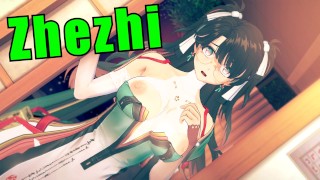 Zhezhi Receives Uncensored Creampied Wathering Waves