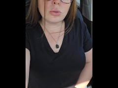 Stuck in Traffic!! Getting Off in My Car!! FULL VIDEO ON OF!!!