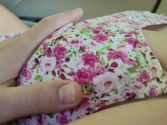 Teasing Stranger and Letting Him Touch My Big Boobs 2/16