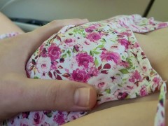 Teasing Stranger and Letting Him Touch My Big Boobs 4/16