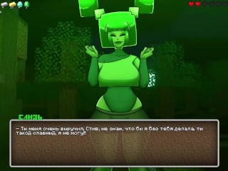 Minecraft Porn. HornyCraft. ALL SEX SCENES with SlimeGirl [0.21]