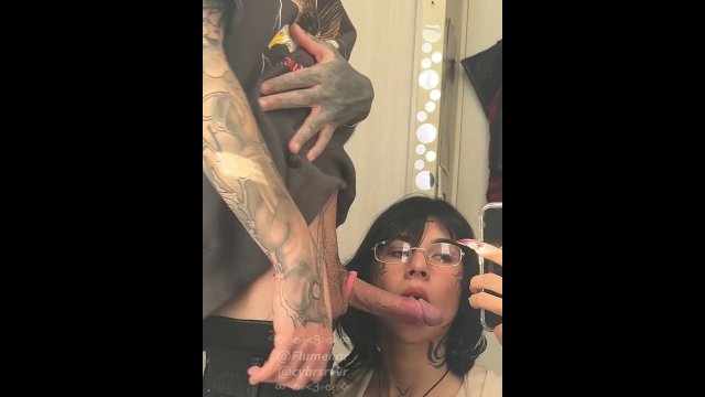 eating my bfs dick with a candy ring