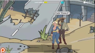 Fuckerman, Fuckout 69 (avec futanari). Toutes les scènes de sexe (seulement). Jeu créé par Bambook.