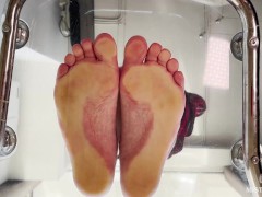 Crush cherry tomatoes with bare feet POV on your face - Screenshot 1 of 16 - Foot Fetish