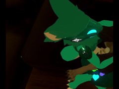 Two Hot Protogens having some fun on the Couch