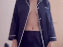 【人妻個人撮影】嫁に激しいフェラと騎乗位で攻められて寸止めしたら越えてしまい、休憩後に勃起復活した後はガン突き正常位で仕返し(素人日本人カップル/主観/キス/乳首デカ尻巨乳/セックス/Japanese - Screenshot 7 of 16 - 人妻 フェラ