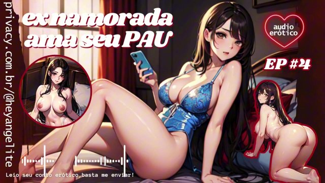 [ASMR][F4M] Sua ex-namorada te manda mensagem com saudade do seu pau! Gemidos reais