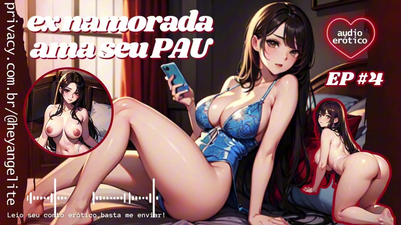 [ASMR][F4M] Sua ex-namorada te manda mensagem com saudade do seu pau!  Gemidos reais