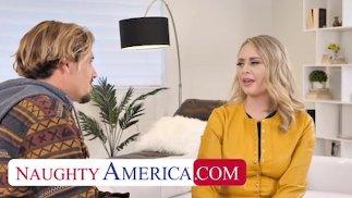 Calming A Friend's Flawless-Looking Mom With Sex