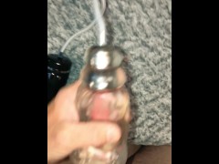 using my Adam & Eve Vibrating and Sucking Stroker Toy