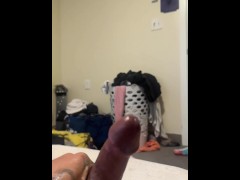 Slow mo cum shot