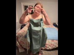 Sneak peak of getting ready for him to eat dessert off of me