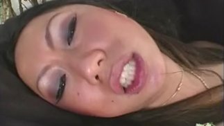 Being eaten out was all it took to make the curvy Asian want a creampie