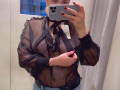 Transparent Blouse Try On Haul See Through Black Blouse