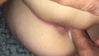 Quickie POV Side Fuck Creampie, She Rushed Off Before I Could Eat Out That Dripping Creampie