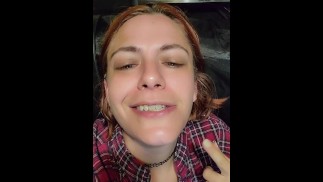 Let me teach you how to swallow with your mouth open