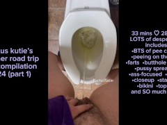 summer road trip pee compilation (part 1)