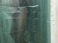 Black Guy  masturbate in the shower