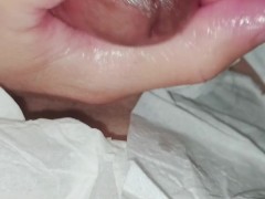 Less Half Minute Masturbation of Hard on w Coconut Oil