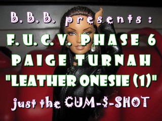 FUCVph6 Pa1ge Turn4h "leather Onesie (pt1)" Cumshot only