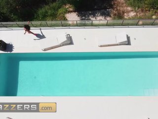 BRAZZERS - Polly Pons Masturbates In Front Of Potro De Bilbao Making Him Hard And Horny screenshot number 1