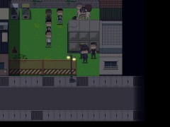 【#02 NTR Office実況(体験版)】会社の爆乳女同僚が野外でたくさんの男達にぶっかけ中出しされる。(OL寝取られアニメーションRPGエロゲー。) - Screenshot 8 of 16 - Hentai Game