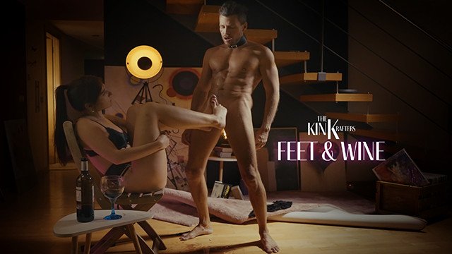 Watch Bondage Video:Dominatrix Miss Ada Green let me smell and lick her feet and gives me a foot job !