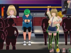 NTR game fucked a gamer's girlfriend in the subway in front of everyone