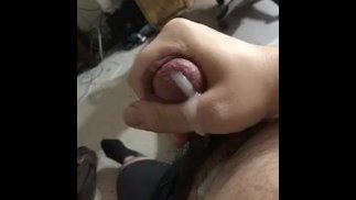I Masturbate and Cum on Myself. Lots of Precum