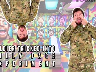 士兵被骗到傻脸实验