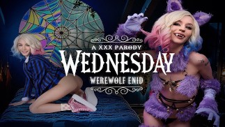 Emma Rosie As The Ferocious & Fuckable Furry WEDNESDAY Babe WEREWOLF ENID Wants You