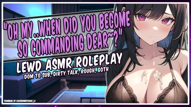 Watch Bondage Video:[F4M] Teasing Your Bratty Goth Girlfriend Until She Begs You To Let Her Cum  Lewd Audio