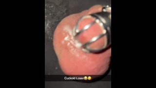 Our first Video Cuckold Cum in Chastity - Pornhub.com
